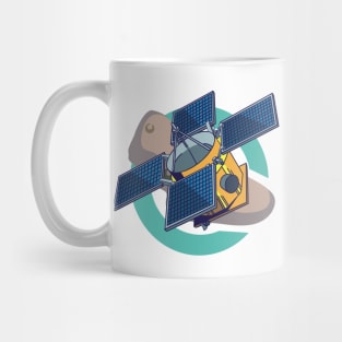 landing of the earth apparatus on an asteroid Mug